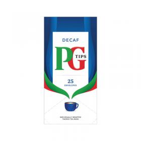 PG Tips Decaf Envelope Teabags (Pack of 25) 802466 VF11983