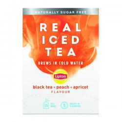 Cheap Stationery Supply of Lipton Cold Brew Black Tea Peach (Pack of 15) 67737978 VF48324 Office Statationery