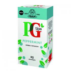 PG Tips Peppermint Envelope Tea Bags (Pack of 25) 49095601 VF97316
