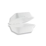 Vegware Bagasse Takeaway Boxes 6 inch White (Pack of 500) B003 VG92000
