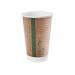 Vegware Cup 16oz Double Wall Kraft Brown (Pack of 400) VDW-16 VG92014