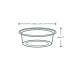 Vegware Cold Portion Pot 2oz Clear (Pack of 2000) CF7057 VG92051