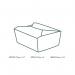 Vegware Food Carton No. 8 1300ml Kraft Brown (Pack of 300) 1671 VG92062