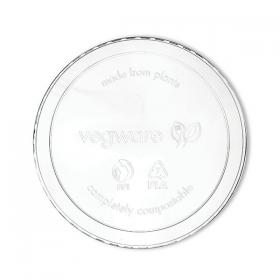 Vegware Deli Container Lid Round 8-32oz Clear (Pack of 500) VDC-120H VG92842