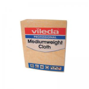 Vileda Medium Weight Cloth Yellow Pack of 10 106402 VIL04872