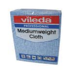 Vileda Medium Weight Cloth Blue (Pack of 10) 106399 VIL04875