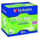 Verbatim CD-RW 8-12x Hi-Speed 700MB (Pack of 10) VM31480 VM31480