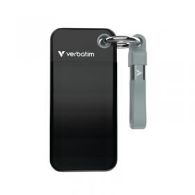 Verbatim Pocket SSD Keyring with Cable Attachment 1TB BlackGrey 32190 VM32190