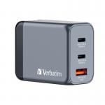 Verbatim GNC-65 GaN 65W 3 Port Charger 32201 VM32201