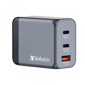 Verbatim GNC-65 GaN 65W 3 Port Charger 32201 VM32201