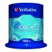 Verbatim CD-R Datalife Non-AZO 52x 700MB (Pack of 100) 43411