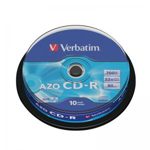 Verbatim CD-R Datalife Non-AZO 80minutes 700MB 52X Non-Printable