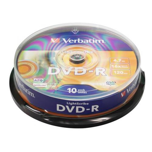 paperback Rykke Marty Fielding Verbatim DVD-R Lightscribe V1.2 4.7GB 16x 10 Pack | VM35082 | DVDs
