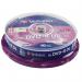 This image features a pack of 10 Verbatim DVD+R Double Layer Non-Printable 8x discs. The top of the pack shows the Verbatim logo and the product name, while the bottom displays the disc capacity (8.5GB). The discs are neatly stacked on top of each other, with a clear plastic wrap covering the entire pack. The discs are silver in color and feature a shiny surface with the Verbatim logo and DVD+R inscription.