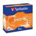 Verbatim DVD-R Speed Jewel Case 4x 4.7GB (Pack of 5) 43246 VM43168