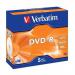 Verbatim DVD-R Speed Jewel Case 4x 4.7GB (Pack of 5) 43246 VM43168