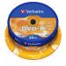 Verbatim Colour 4.7GB Spindle DVD-R (25 Pack) 43522 VM43522