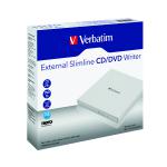Verbatim Mobile DVD Rewriter USB 2.0 White 43894 VM43894