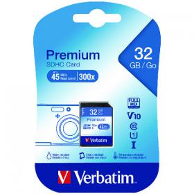 Verbatim SDHC Memory Card Class 10 32GB 43936 VM43963