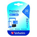 Verbatim Micro SDHC Memory Card Class 10 32GB 44013 VM44013
