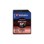 Verbatim Premium SDXC Memory Card Class 10 UHS-I U1 256GB 44026 VM44026