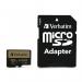 Verbatim Pro Plus Micro SDXC Memory Card Class 10 UHS-I U3 With Adapter 64GB 44034 VM44034