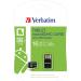 Verbatim Tablet Micro SDHC Card 16GB with USB Reader 44058
