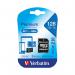 Verbatim Premium SDXC Micro Card 128GB with Adapter 44085 VM44085