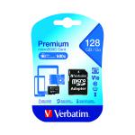 Verbatim Premium SDXC Micro Card 128GB with Adapter 44085 VM44085