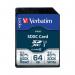 Verbatim Pro SDXC 64Gb Memory Card Class 10 UHS-I U3 47022 VM47022