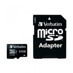 Verbatim Pro Micro SDHC Memory Card Class 10 UHS-I U3 32GB 47041 VM47041