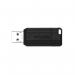 Verbatim 64GB Black Pinstripe USB Drive 49065 VM49065