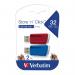 Verbatim Store and Click USB 3.2 32GB (2 Pack) 49308 VM49308