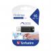 Verbatim Black Pinstripe 16GB USB 3.0 Flash Drive 49316 VM49316