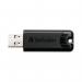 Verbatim Black Pinstripe 16GB USB 3.0 Flash Drive 49316 VM49316