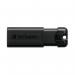 Verbatim Black Pinstripe 64GB USB 3.0 Flash Drive 49318 VM49318