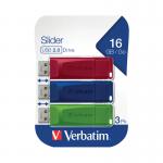 Verbatim Store n Go USB 2.0 16GB (3 Pack) 49326 VM49326