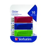 Verbatim Store n Go USB 2.0 16GB (Pack of 3) 49326 VM49326