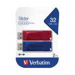 Verbatim Store n Go USB 2.0 32GB (2 Pack) 49327 VM49327