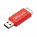 Verbatim Databar USB Drive USB 2.0 16GB Red 49453 VM49453