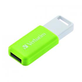 Verbatim Databar USB Drive USB 2.0 32GB Green 49454 VM49454