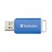 Verbatim Databar USB Drive USB 2.0 64GB Blue 49455 VM49455