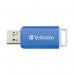 Verbatim Databar USB Drive USB 2.0 64GB Blue 49455 VM49455