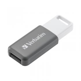 Verbatim Databar USB Drive USB 2.0 128GB Grey 49456 VM49456