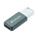 Verbatim Databar USB Drive USB 2.0 128GB Grey 49456 VM49456