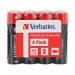 Verbatim AA Alkaline Batteries (4 Pack) 49501 VM49501