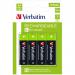 Verbatim AA Rechargeable Batteries (Pack of 4) 49517 VM49517