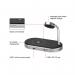 Verbatim WCS-02 Aluminium 3-in-1 Qi MFi Wireless + Apple Watch + QC 3.0 Charging Station 49556 VM49556