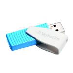 Verbatim Store n Go Swivel USB 2.0 128GB Caribbean Blue 49817 VM49817