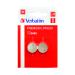 Verbatim CR2025 Battery Lithium 3V 49935-118 (Pack of 2) 49935